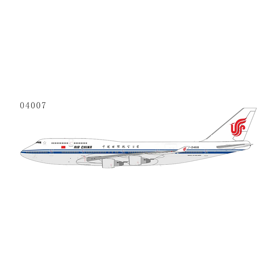 Air China Boeing 747-400M B-2468 1:400 diecast aircraft model
