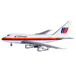 United Airlines 747SP Saul Bass Livery