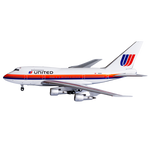 United Airlines 747SP Saul Bass Livery