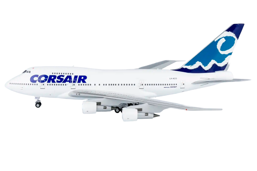Corsair Boeing 747SP LX-ACO diecast aircraft model