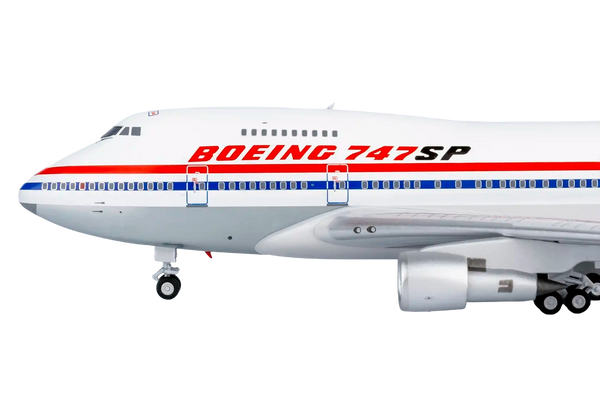 Boeing 747SP  Boeing company “house”/prototype-style livery, registration N747SP