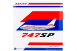 Boeing 747SP  Boeing company “house”/prototype-style livery, registration N747SP