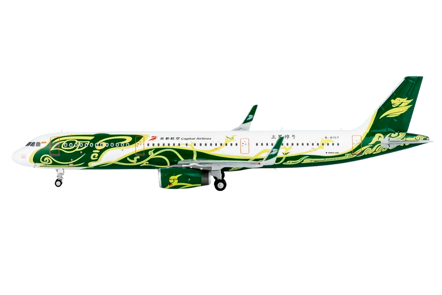 Capital Airlines Airbus A321-200 B-8107 1:400 diecast aircraft model
