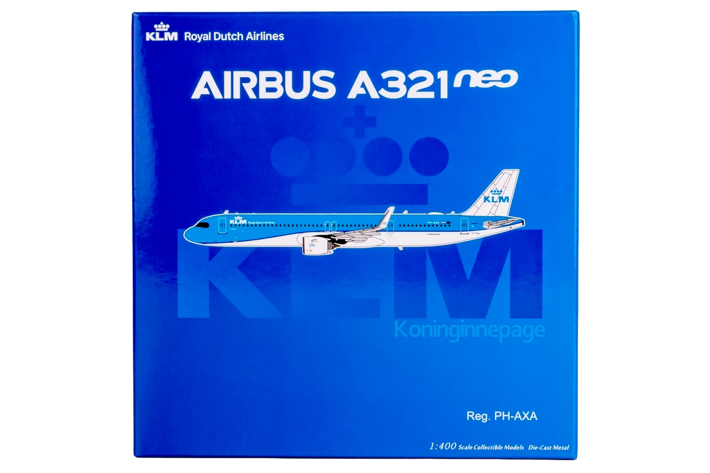 KLM A321neo PH-AXA Koninginnepage Swallowtail - 1:400 Diecast Model