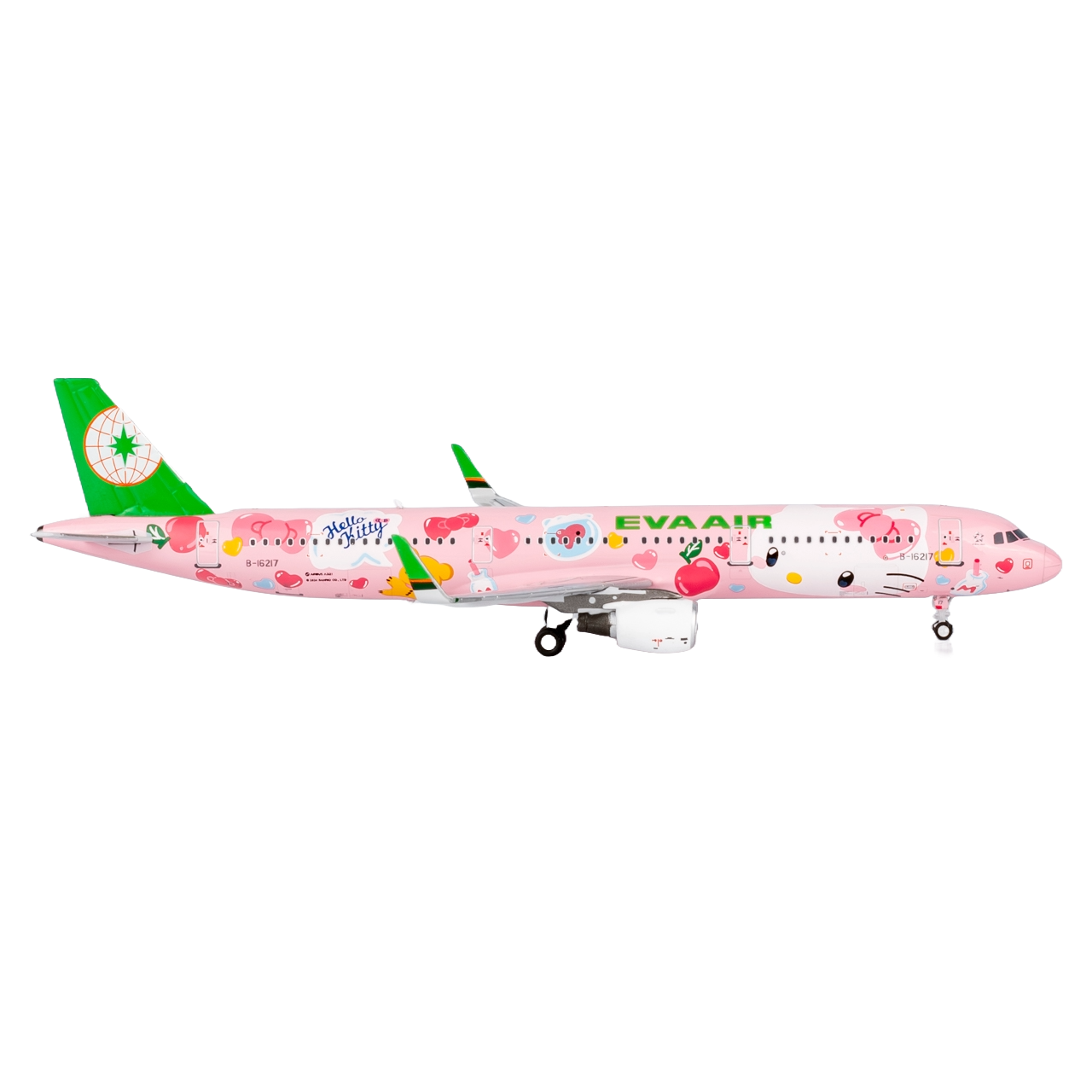 [ULTIMATE] 13122 Eva Airways A321-200/w B-16217 (HELLO KITTY “Pinky Jet” - Sanrio Characters