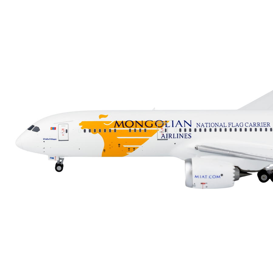 MIAT Mongolian Airlines Boeing 787-9 JU-1789 1:400 diecast aircraft model