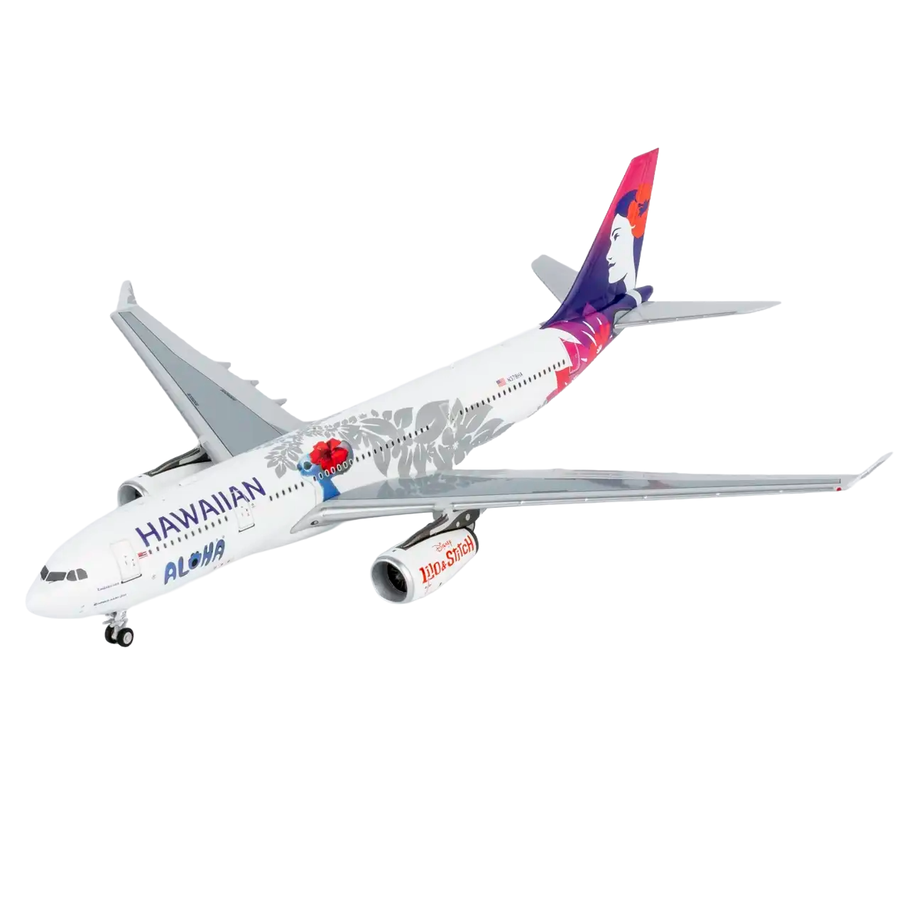 Hawaiian Airlines A330-200 N378HA (Disney’s Lilo & Stitch)