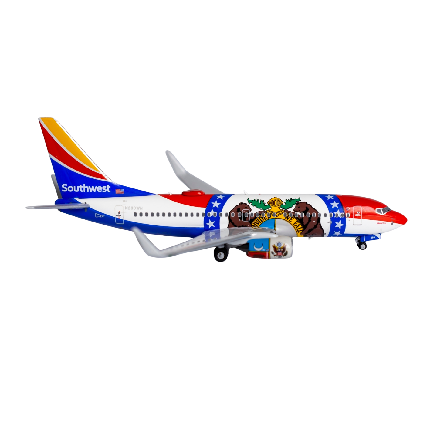 Southwest Airlines 737-700/w  “Missouri One”