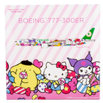 Eva Airways 777-300ER B-16740 (HELLO KITTY “Candy Jet” - Sanrio Characters ultimate collection with stand