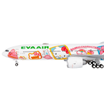 Eva Airways 777-300ER B-16740 (HELLO KITTY “Candy Jet” - Sanrio Characters ultimate collection with stand