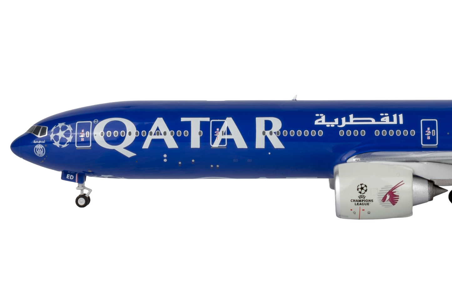 Qatar Airways 777-300ER A7-BED UEFA Champions League