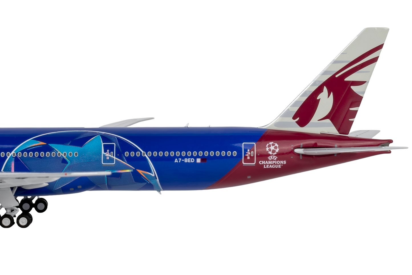 Qatar Airways 777-300ER A7-BED UEFA Champions League