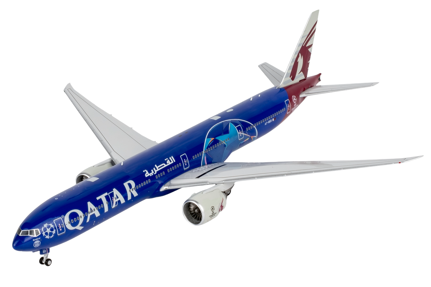 Qatar Airways 777-300ER A7-BED UEFA Champions League