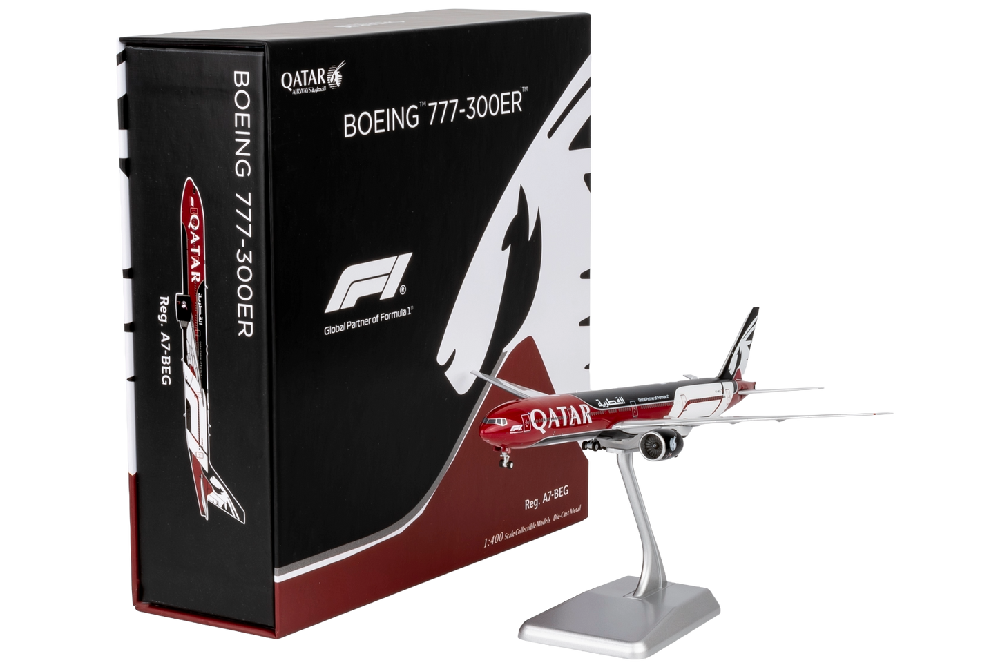 Qatar Airways 777-300ER A7-BEG (New Formula 1 livery