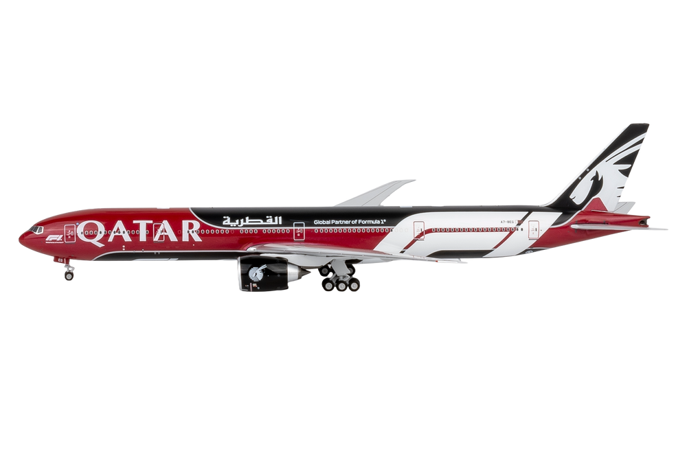 Qatar Airways 777-300ER A7-BEG (New Formula 1 livery