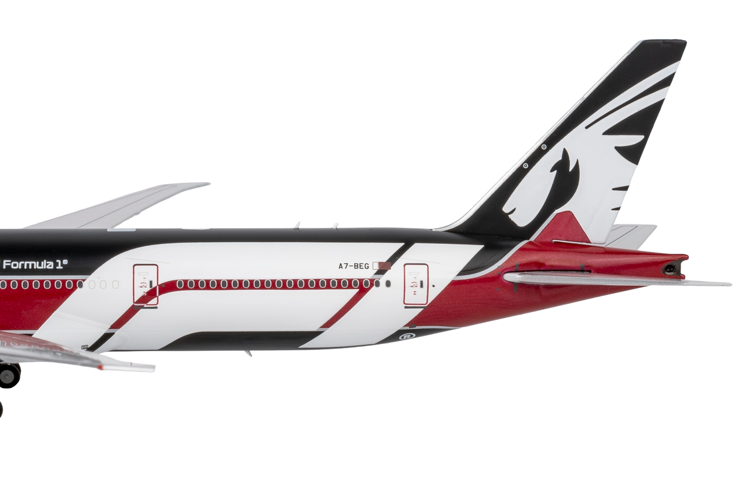 Qatar Airways 777-300ER A7-BEG (New Formula 1 livery