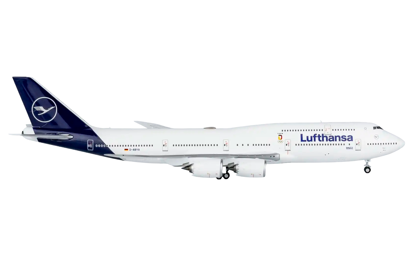 Lufthansa 747-8 D-ABYA (TEAM D; n/c;) (2024.09)