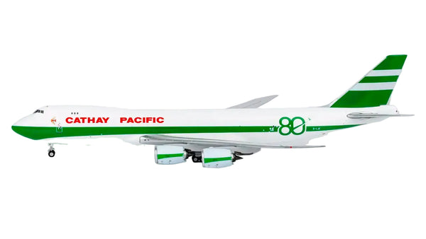 Cathay Pacific Airways 747-8F B-LJE (80 Years Anniversary Retro Livery; with luxurious package) (with stand)
