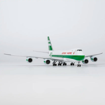 Cathay Pacific Airways 747-8F B-LJE (80 Years Anniversary Retro Livery; with luxurious package) (with stand)