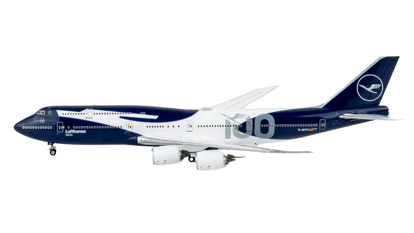 Lufthansa 747-8i D-ABYN (100 Years Anniversary; Luxurious Packaging) (with stand)
