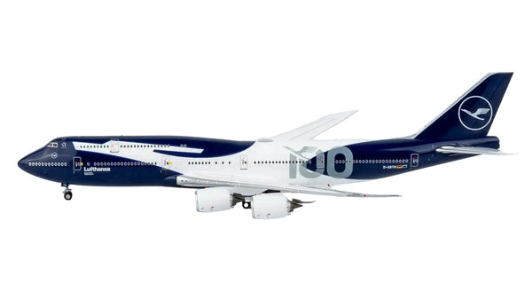 Lufthansa 747-8i D-ABYN (100 Years Anniversary; Luxurious Packaging) (with stand)