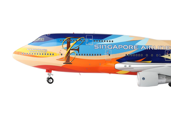 Singapore Airlines Boeing 747-400 9V-SPL "TROPICAL " (With Stands)