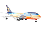 Singapore Airlines Boeing 747-400 9V-SPL "TROPICAL " (With Stands)