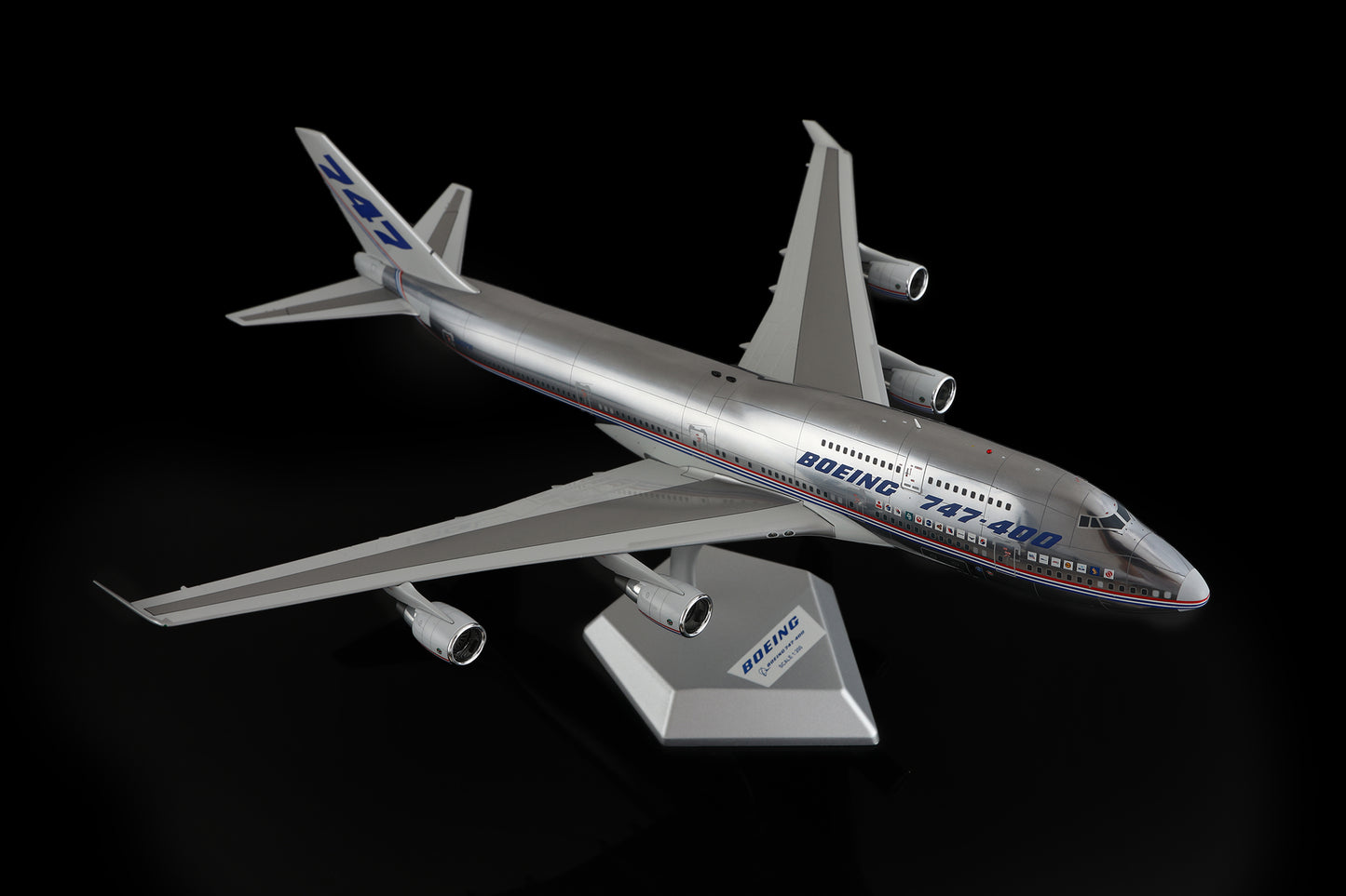 Boeing B747-400 House Color N401PW Polished