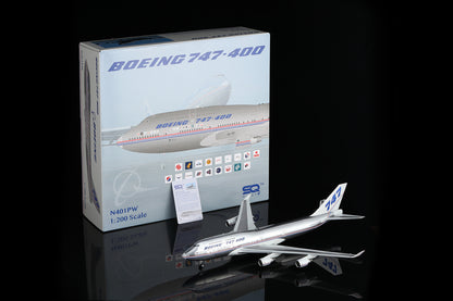 Boeing B747-400 House Color N401PW Polished