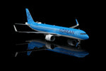 Angled side view of SQ Wings Korean Air A321neo HL8509 scale model