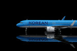 Close side view of Korean Air A321neo HL8509 model fuselage and wing