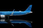 Rear fuselage and tail detail of Korean Air A321neo HL8509 model