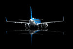 Head-on view of Korean Air Airbus A321neo model