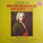 J.S. Bach Brandenburg Concertos Nos. 1, 2 and 6 conducted by Nikolaus Harnoncourt vinyl record cover
