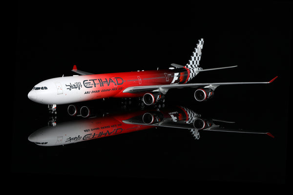 SQ Wings L2171 Etihad Airways Airbus A340-600 A6-EHJ “Abu Dhabi Grand Prix 2015” 1:200 Diecast Model