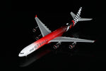 Etihad Airways A340-600 A6-EHJ top view SQ Wings 1:200 diecast model
