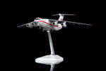 HX Models 4761201 Air Koryo Ilyushin IL-76TD P-912 1:400 on display stand front view