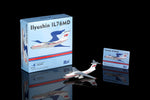 HX Models 4761201 Air Koryo Ilyushin IL-76TD P-912 1:400 front view