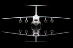 HX Models 4761201 Air Koryo Ilyushin IL-76TD P-912 1:400 opposite three-quarter view