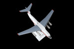 HX Models 4761201 Air Koryo Ilyushin IL-76TD P-912 1:400 top view on display stand