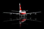 HX Models B551702P TWA Boeing 747-100 N53111 1:400 rear view with landing gear
