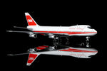 HX Models B551702P TWA Boeing 747-100 N53111 1:400 right side profile