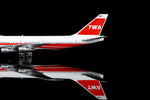 HX Models B551702P TWA Boeing 747-100 N53111 1:400 tail and registration detail