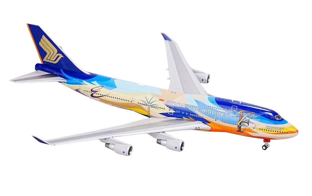9V-SPL Singapore Airlines Tropical Boeing 747-400