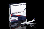 HX Models B616102 British Airways Boeing 747-400 G-BNLY Landor 1:400 model with box