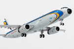 NG Models Lufthansa Airbus A321-200 D-AISZ Super Star heritage livery 1:400 angled underside view