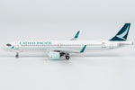 NG Models 13161 Cathay Pacific Airbus A321neo B-HQD Large Titles 1:400 full side view