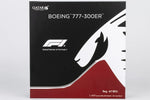 NG Models 73095 Qatar Airways Boeing 777-300ER A7-BEG Formula 1 livery collector box