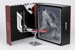 NG Models 73095 Qatar Airways Boeing 777-300ER A7-BEG Formula 1 livery premium packaging and display stand