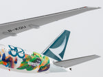 NG Models 73109 Cathay Pacific Boeing 777-300ER B-KQU Spirit of Hong Kong 1:400 rear wing and tail detail